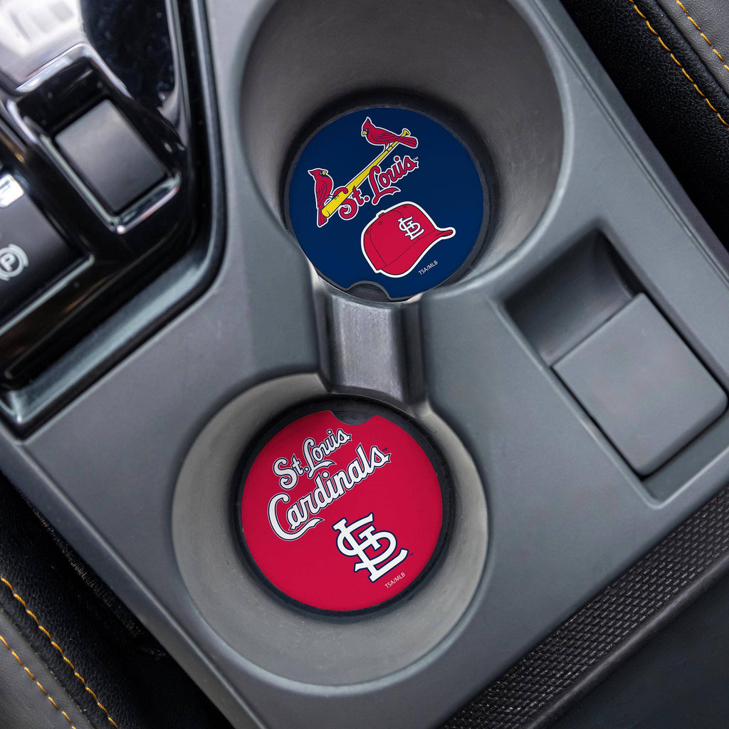 St Louis Cardinals Car Coaster Set, 2pc