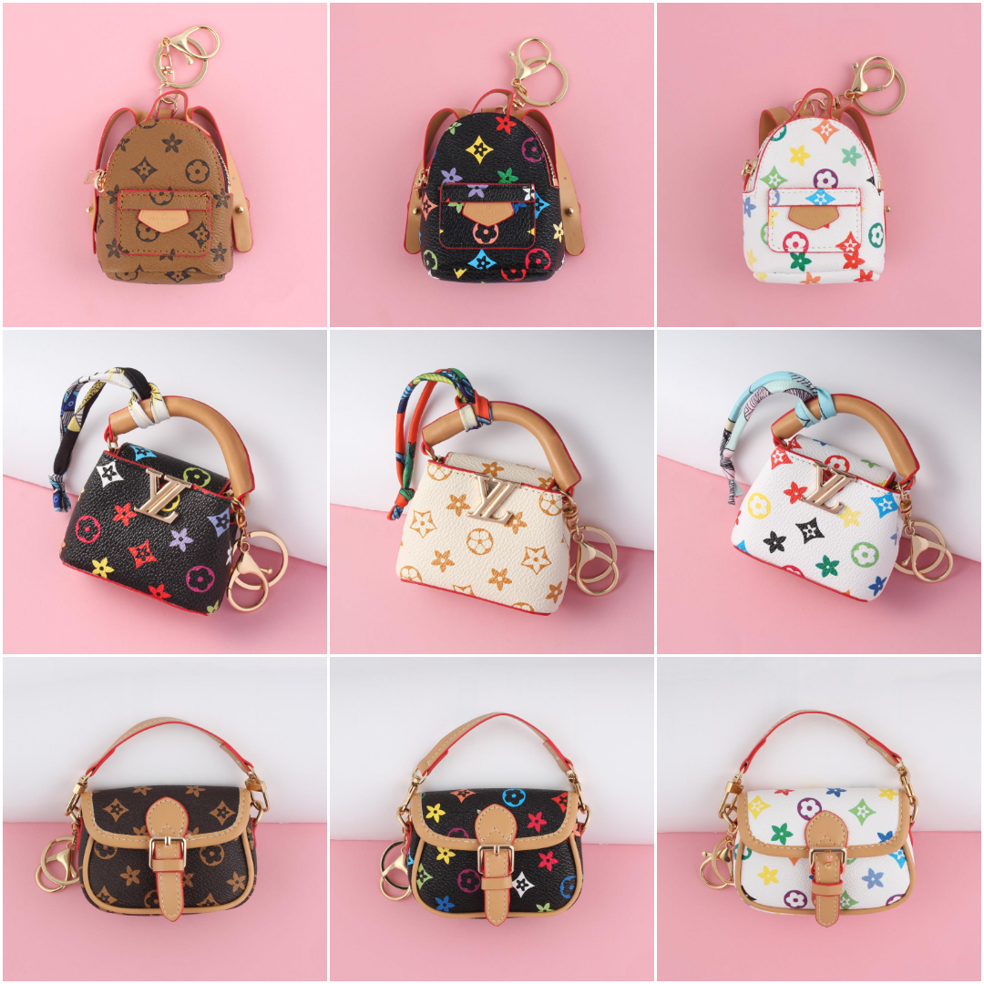 Mini Designer-Inspired Handbag Keychain LVKL-243 242 241