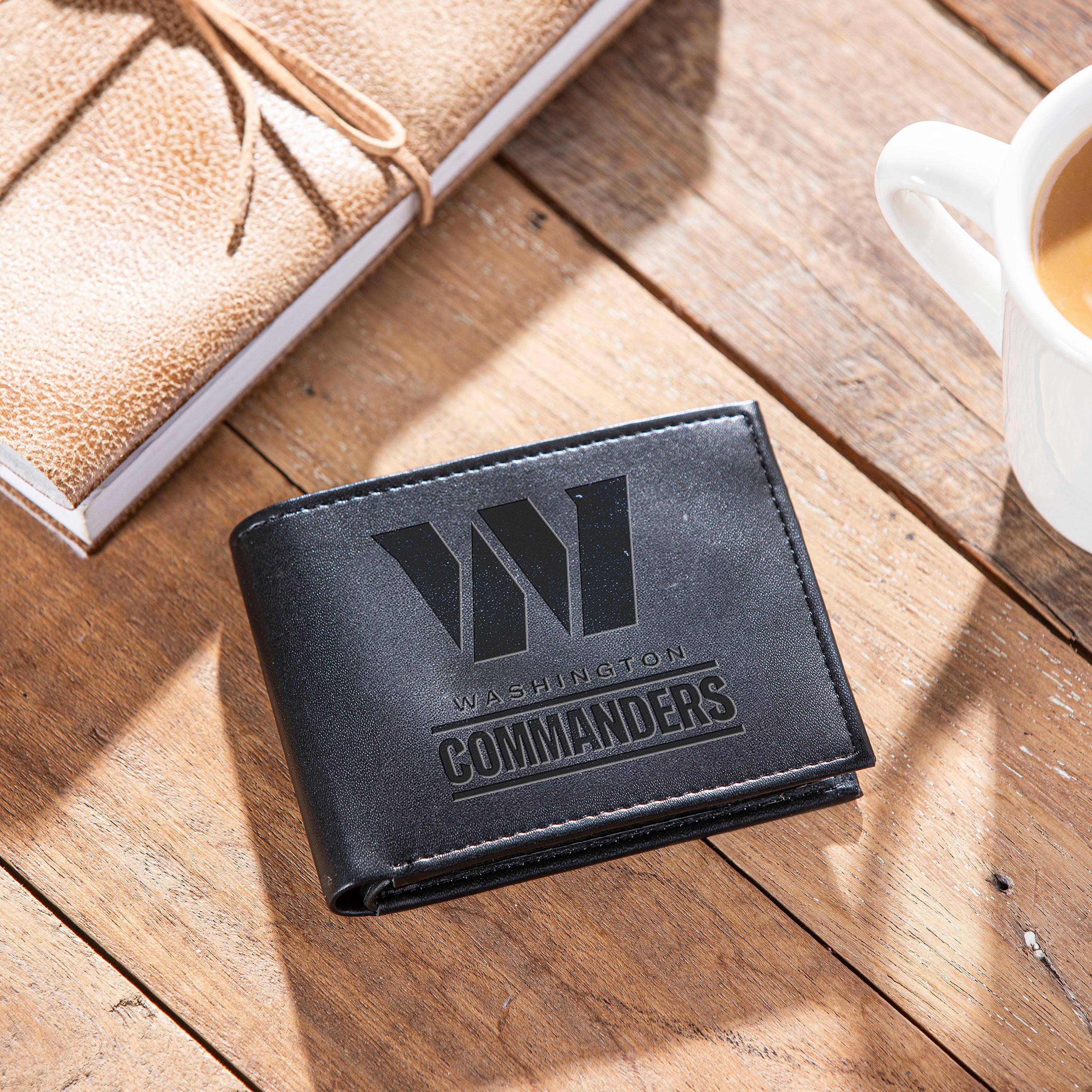 Washington Commanders, Bi-Fold Wallet, Black