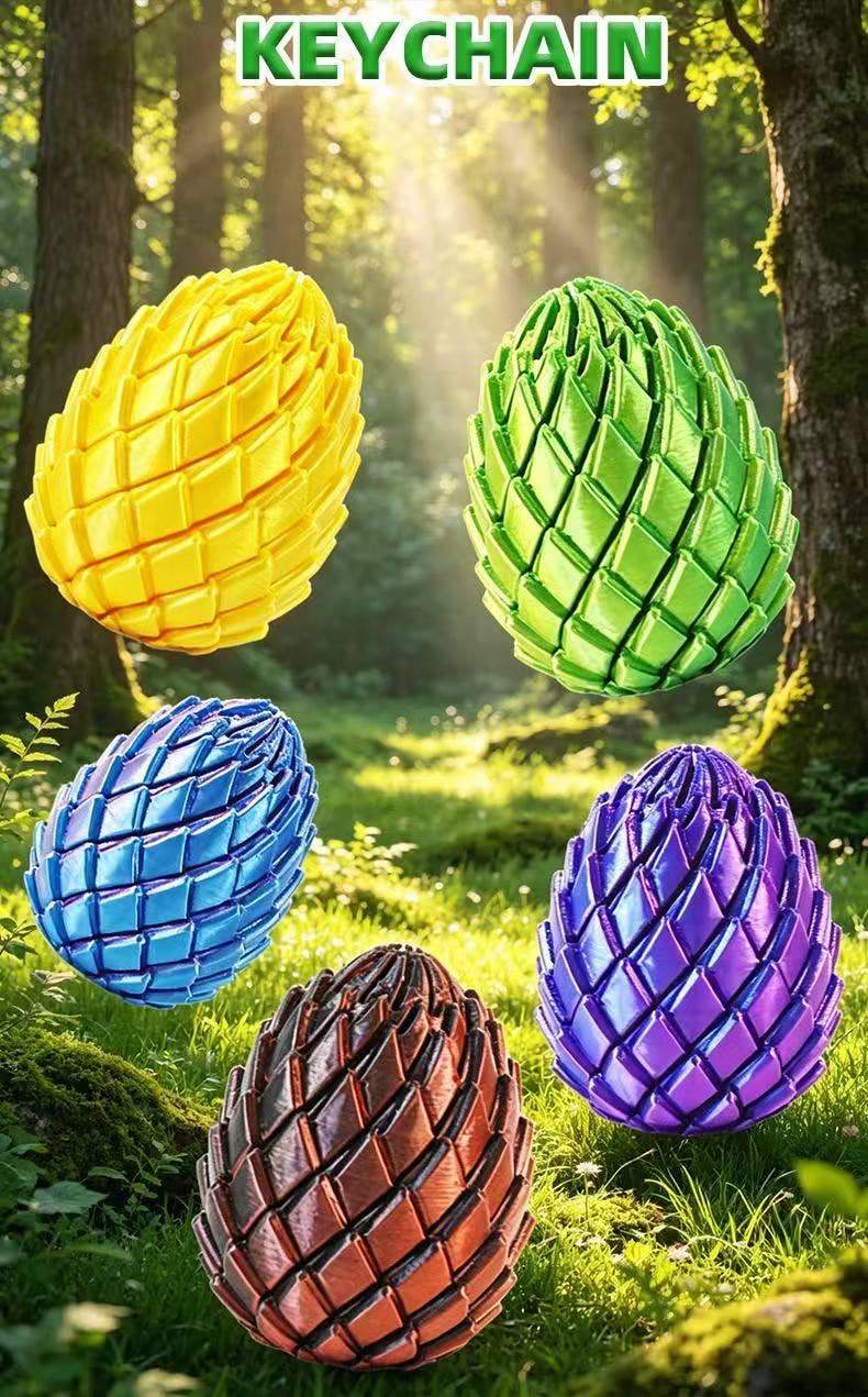 3D Printed Dragon Egg Fidget Toy