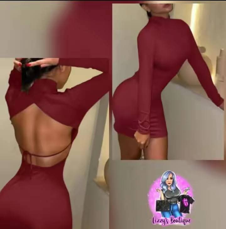 Open Back Bodycon