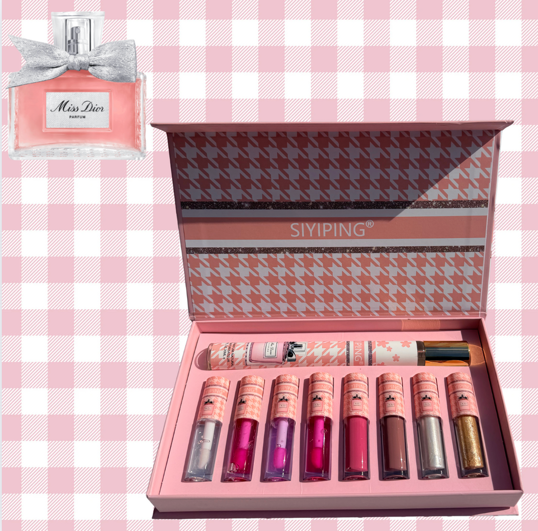 Fragrance and Lip gloss set