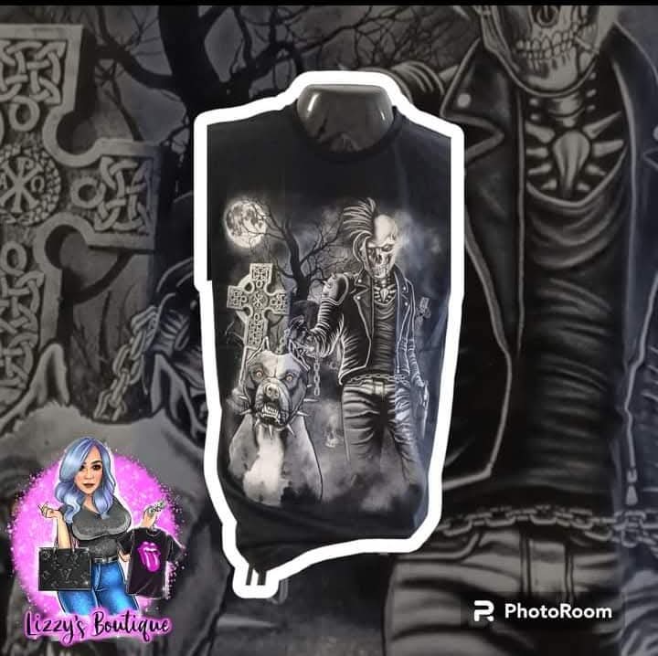 Biker Skull Men Tee