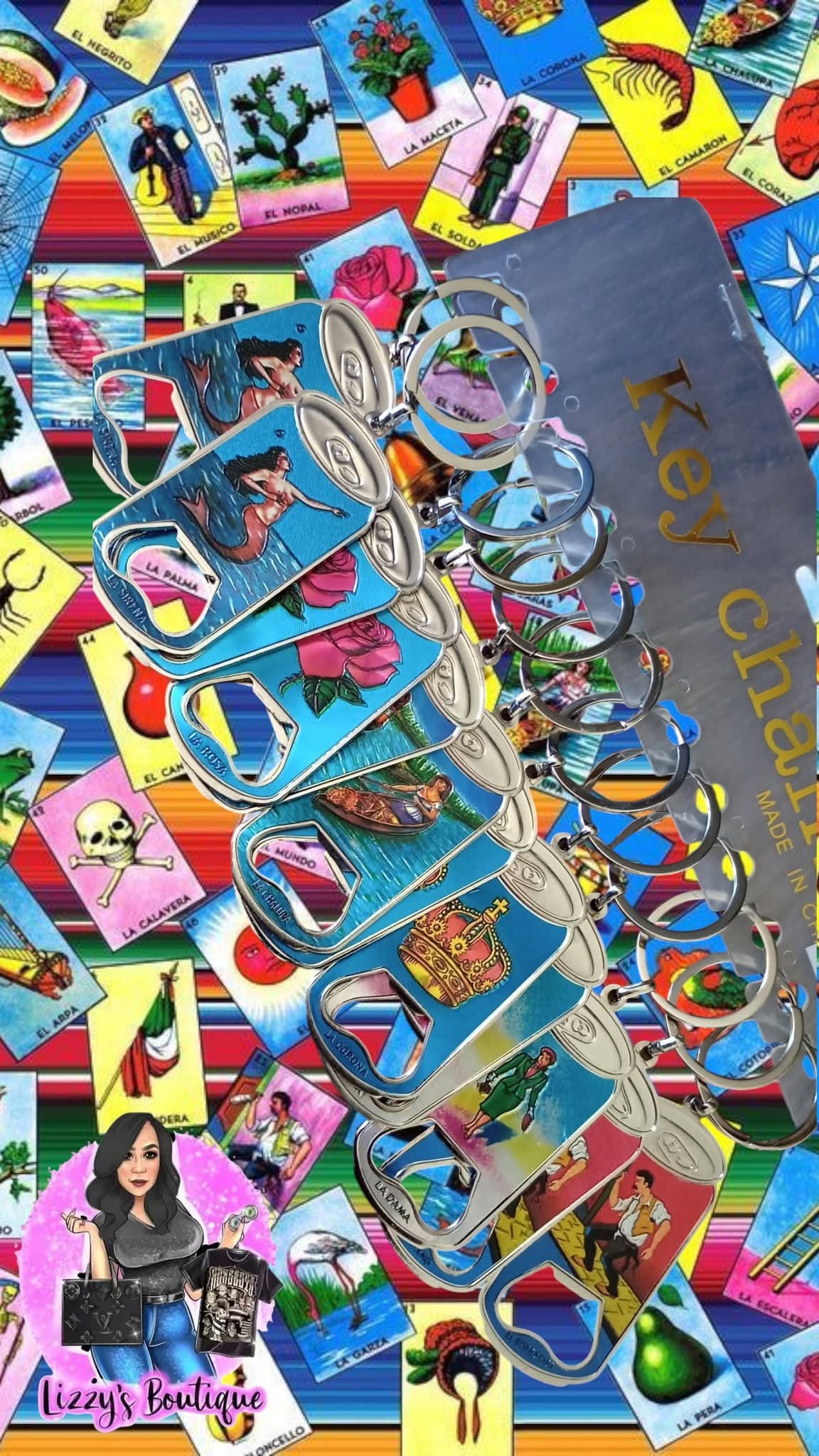 Loteria keychain