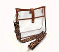 Cheetah Clear Crossbody